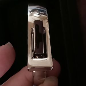 Silver Hinged Cuff Bracelet